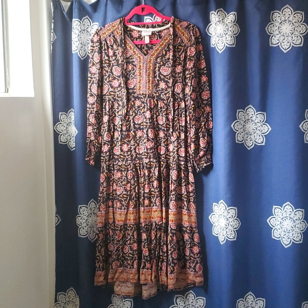 Knox Rose Floral Rayon Dress